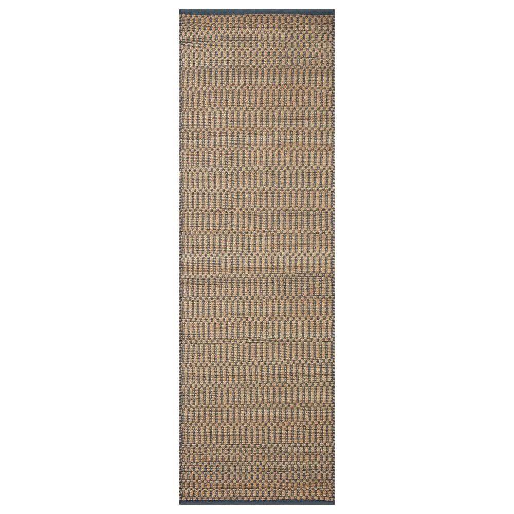 Angela Rose Colton 2"6" x 8" Natural and Navy Runner, , large