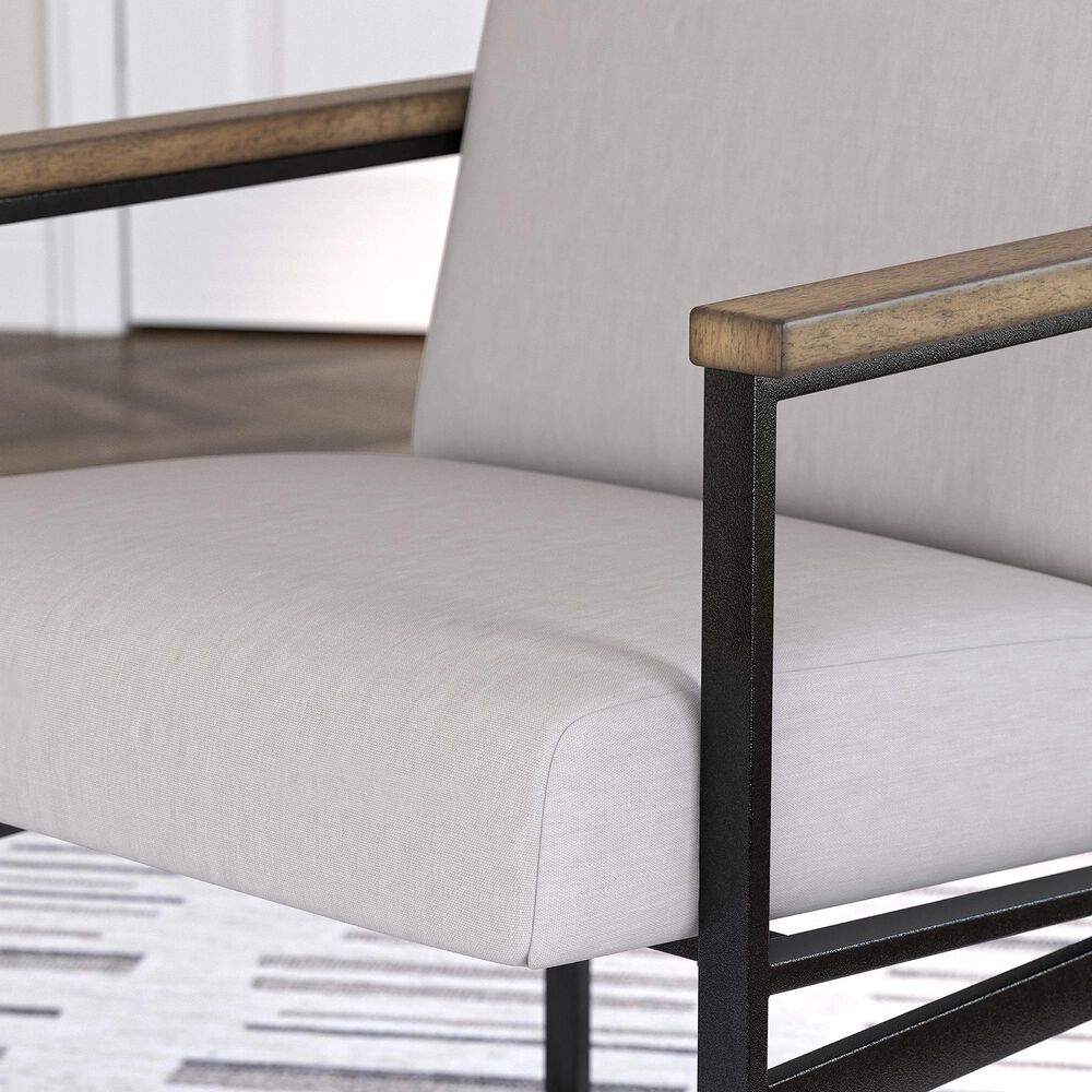 Ashley Montia Desk Chair in Gunmetal Gray and Light Brown, , large