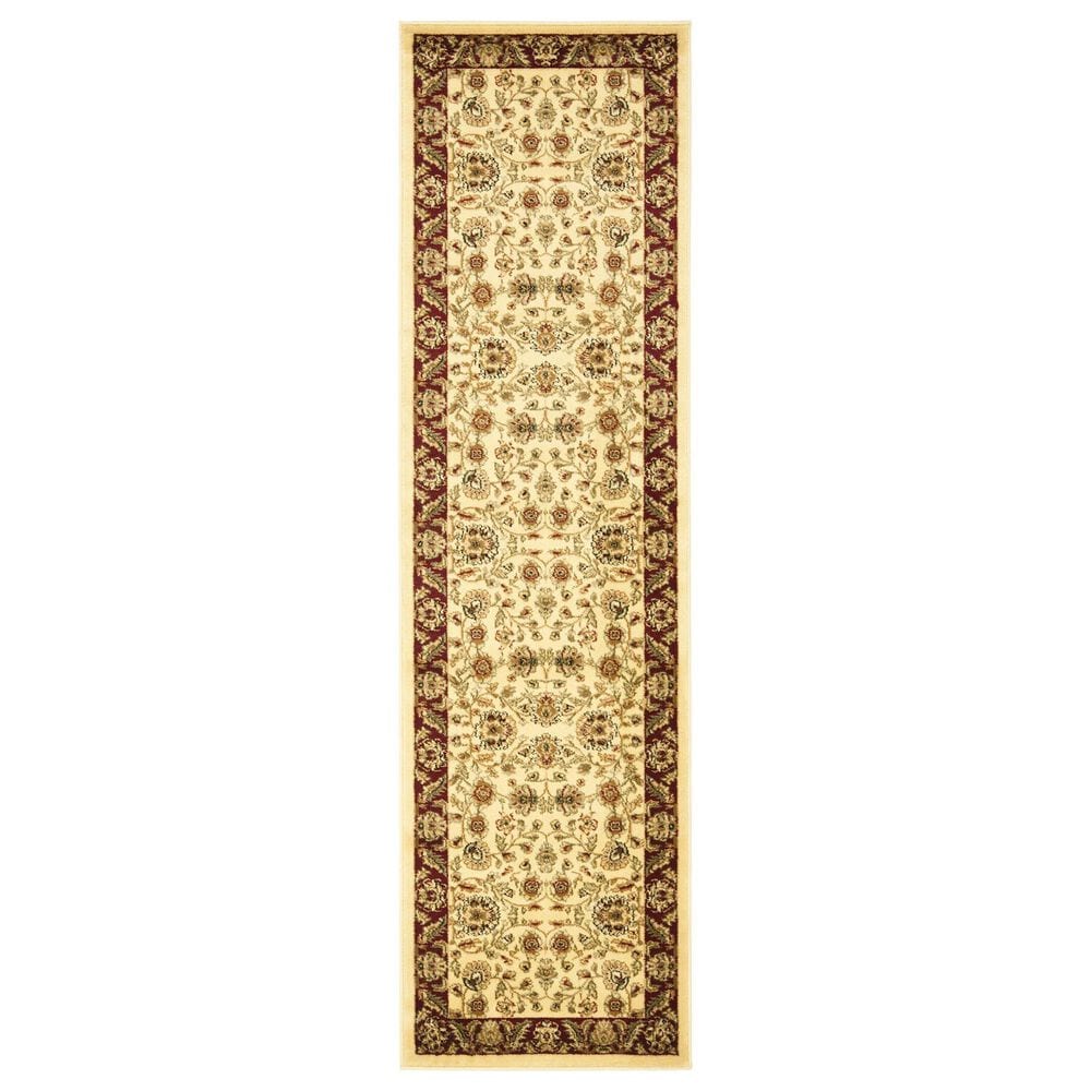 Safavieh Lyndhurst LNH215 2"3" x 12" Ivory and Red Runner, , large