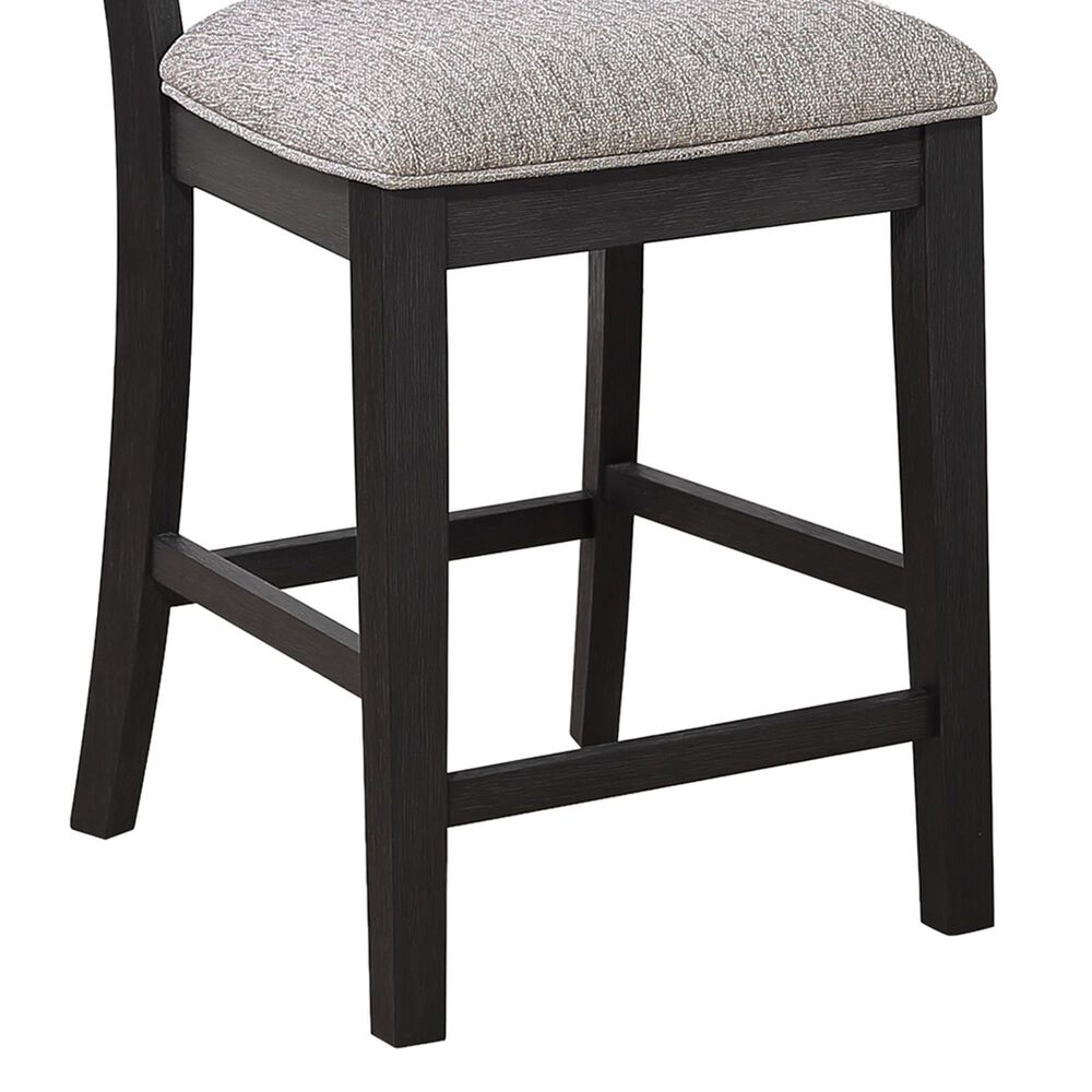 Crown Mark Guthrie Counter Stool in Black, , large