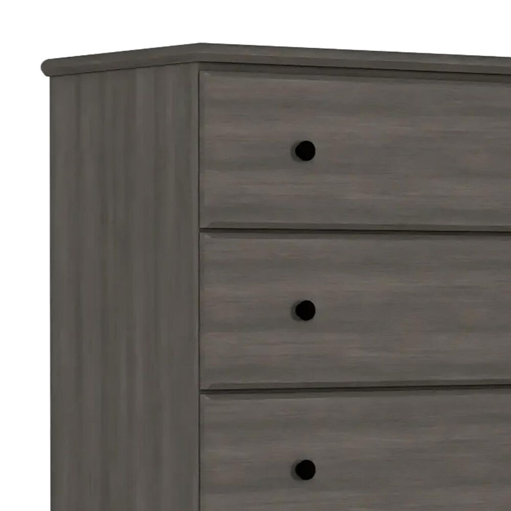 Lemoore Big Chester 5-Drawer Chest in Storm Grey, , large