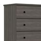 Lemoore Big Chester 5-Drawer Chest in Storm Grey, , large