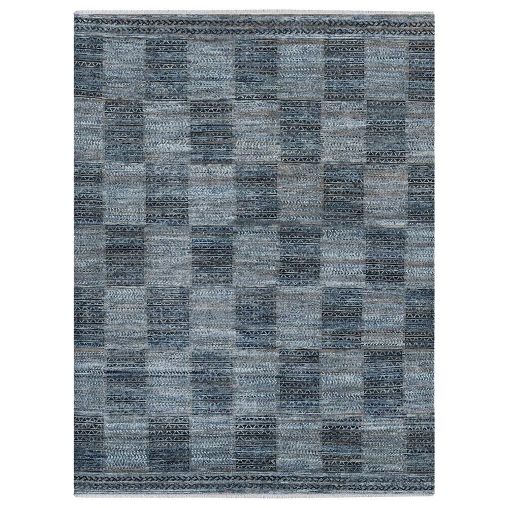 Amer Rugs Legacy 10" x 14" Grayish and Blue Area Rug, , large