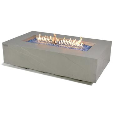 Elementi Fire Meteora Rectangular Propane Fire Pit Table in Space Gray, , large