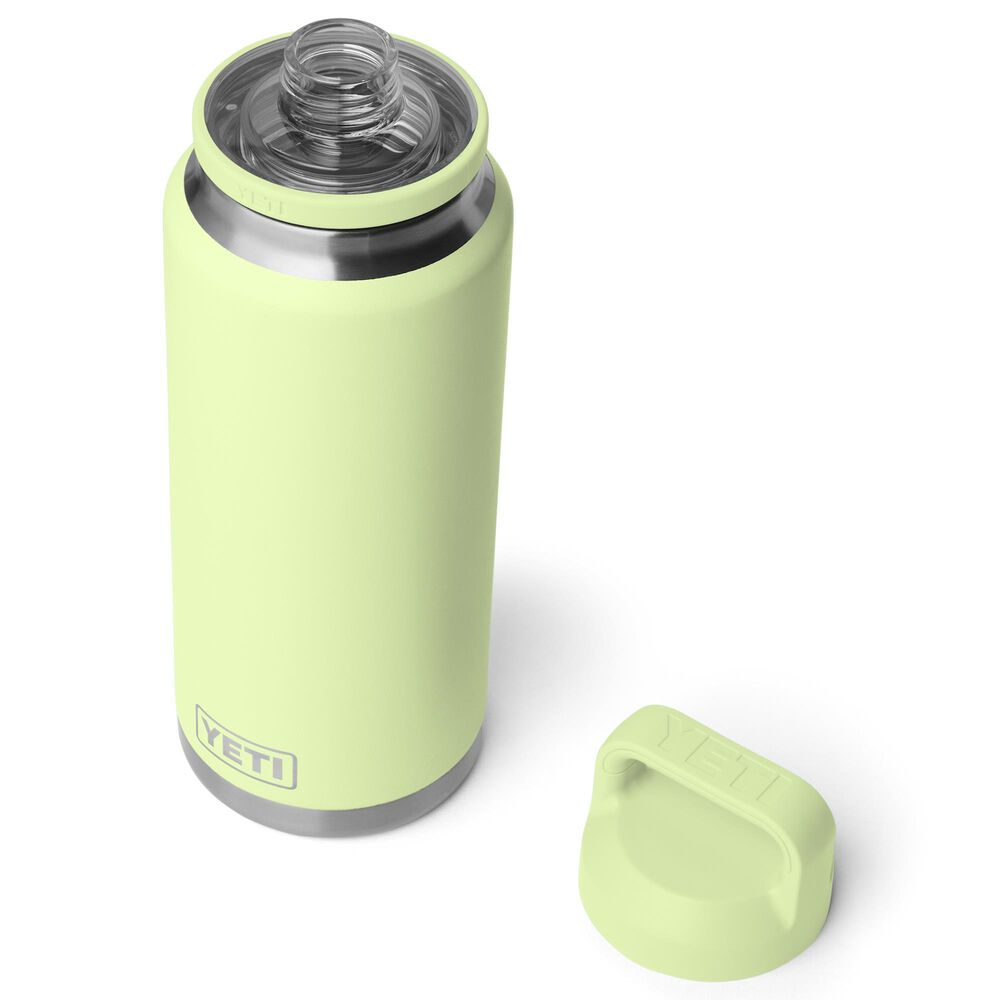 YETI Rambler 36 Oz Water Bottle with Color-Blocked Chug Cap in Grasshopper, , large