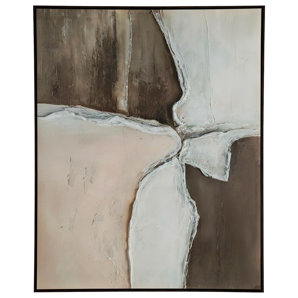 Ashley Junward 40" x 50" Wall Art in Brown, Tan and White, , large