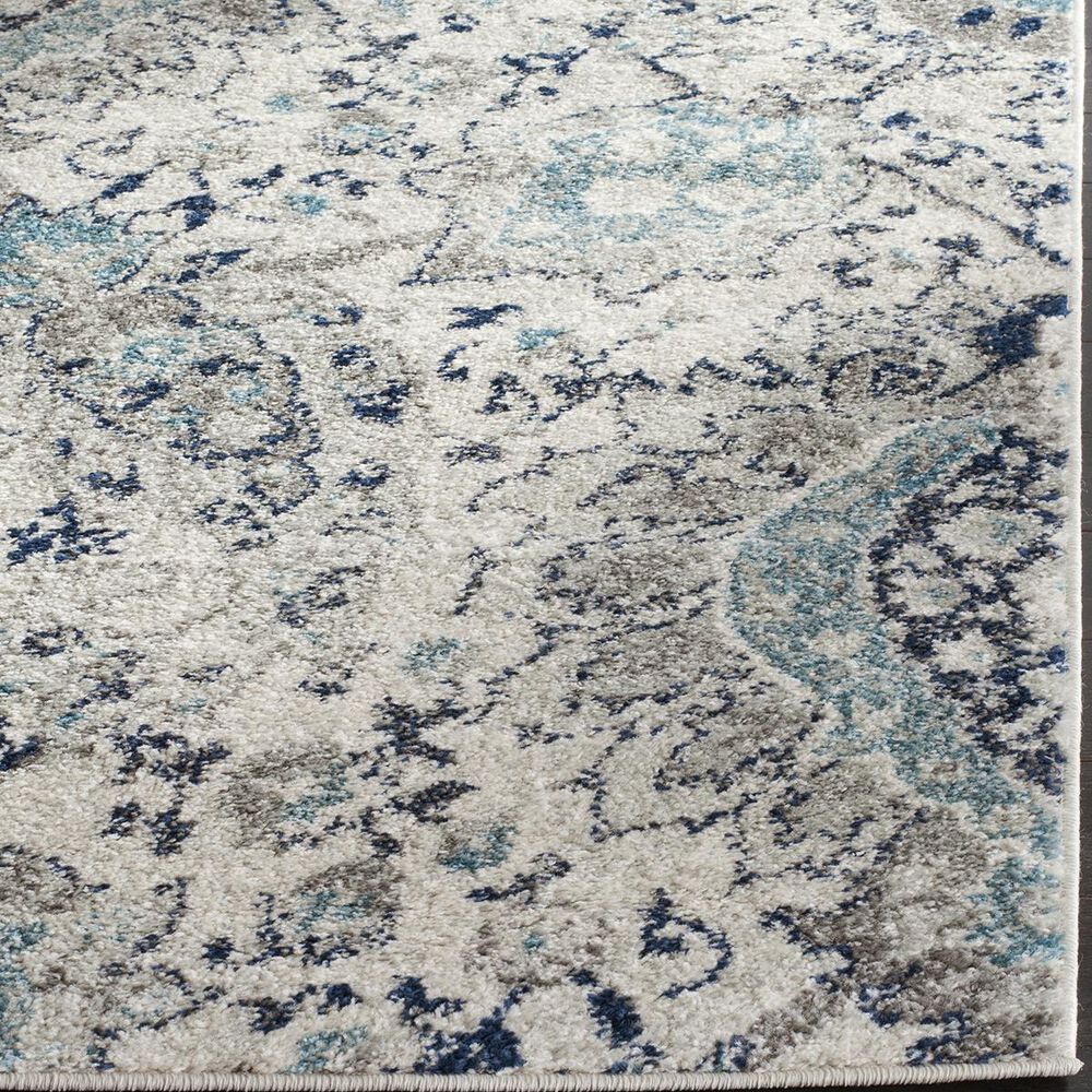 Safavieh Madison MAD600C 2&#39;3&quot; x 18&#39; Cream and Light Grey Runner, , large