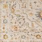 Surya Reina Light Gray, Medium Gray, Cream, Light Brown, Denim, Rust, Mustard and Olive 6"7" x 9"6" Area Rug, , large
