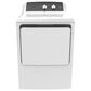 GE Appliances 6.2 Cu. Ft. Gas Dryer in White and Stainless Steel, , large