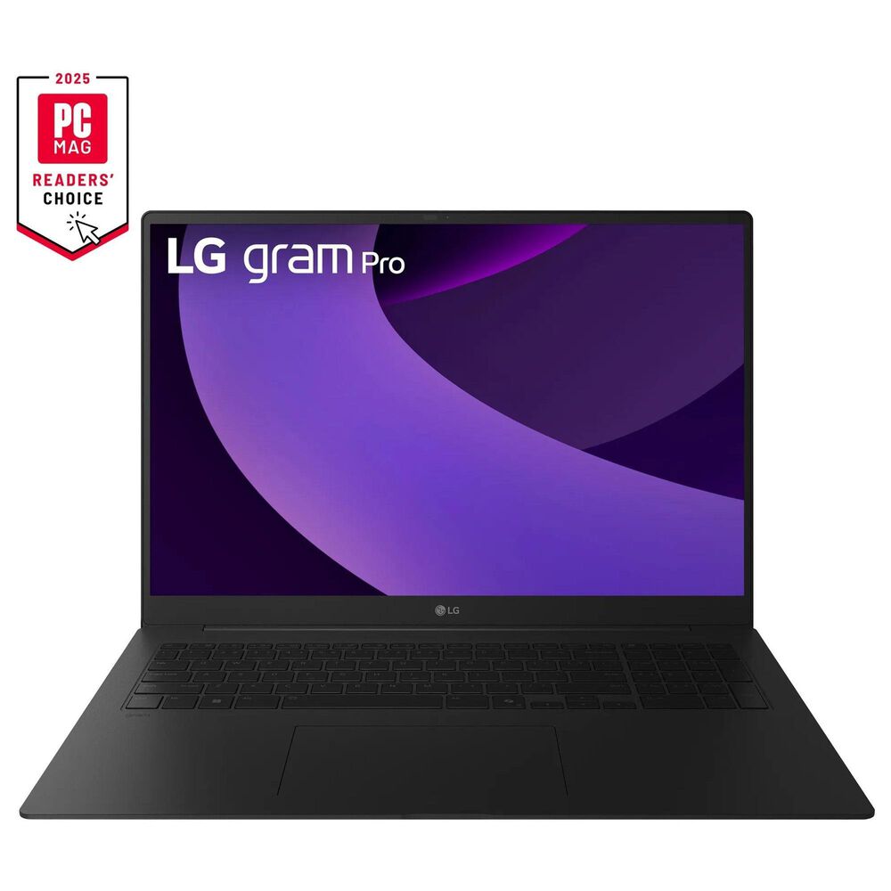 LG Gram Pro 17&quot; Thin and Lightweight Laptop | Intel Core Ultra 9 285H - 32GB RAM - NVIDIA GeForce RTX 5050 - 2TB SSD in Obsidian Black, , large