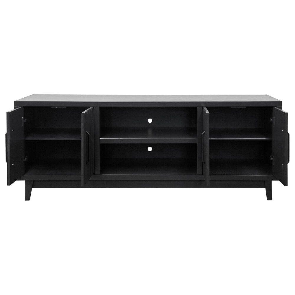 Legends Home Radiance 75&quot; TV Stand in Black, , large
