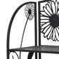 Maple and Jade 66" Traditional Bakers Rack in Black, , large