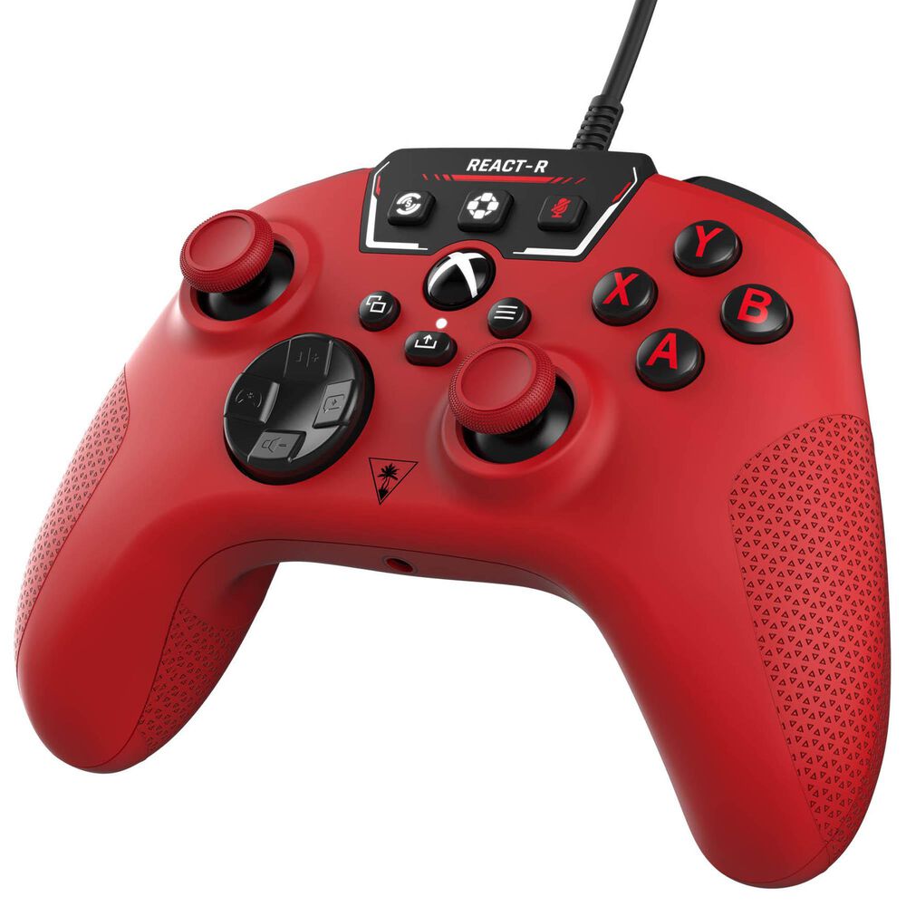 Turtle Beach REACT-R Wired Gaming Controller for Xbox Series X|S/Xbox One in Red, , large