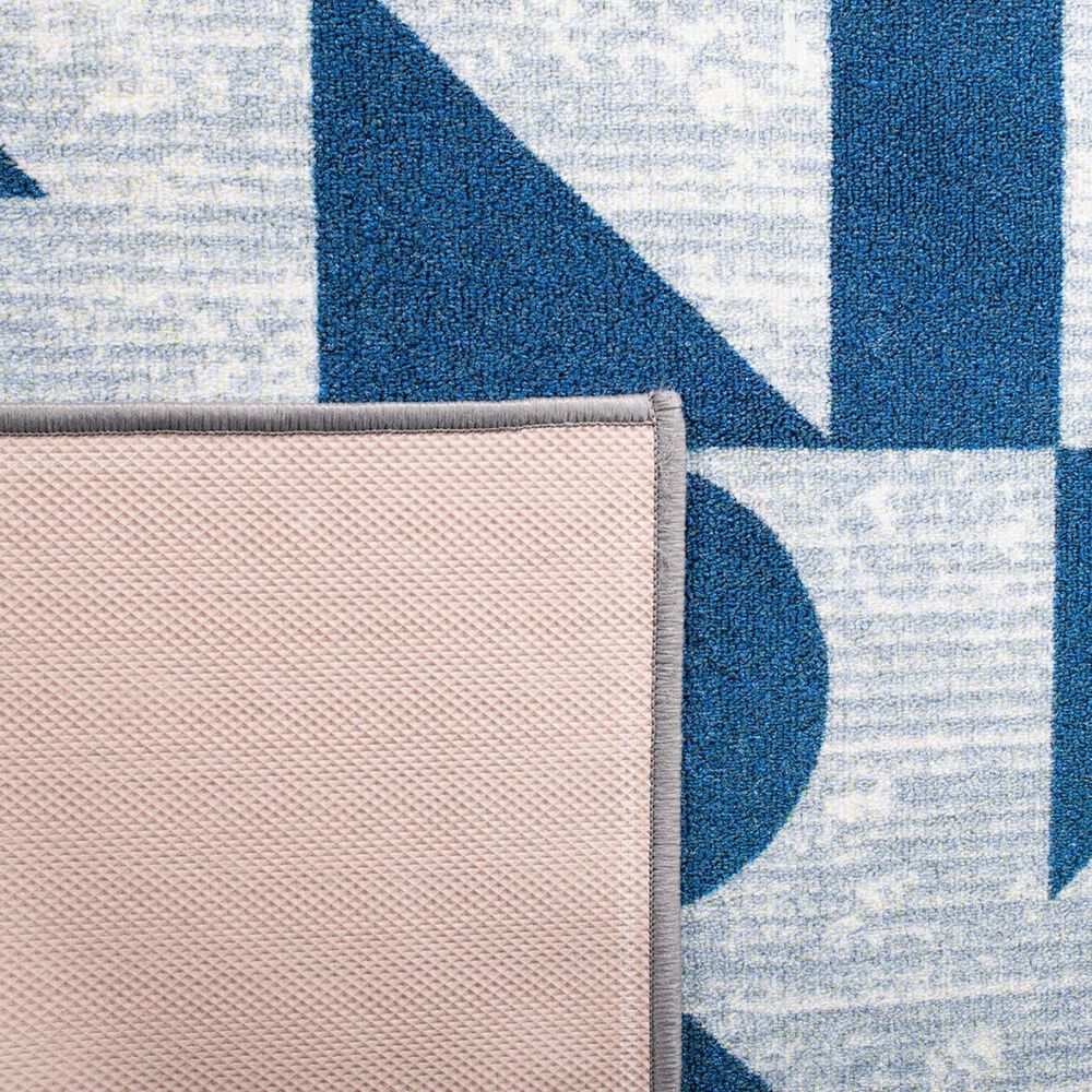 Safavieh Kids Playhouse KPH222F 3&#39;3&quot; x 5&#39;3&quot; Grey and Blue Rug, , large