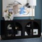Crestview Collection Braxton 4-Door Sideboard in Black, , large