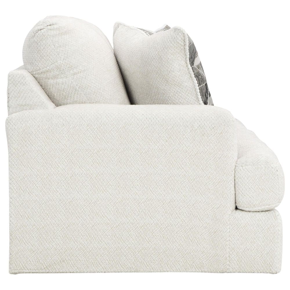 Ashley Karinne Stationary Loveseat in Linen, , large