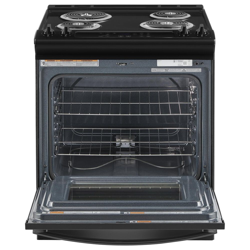 Whirlpool 4.8 Cu. Ft. Slide-in Electric Range in Black, , large