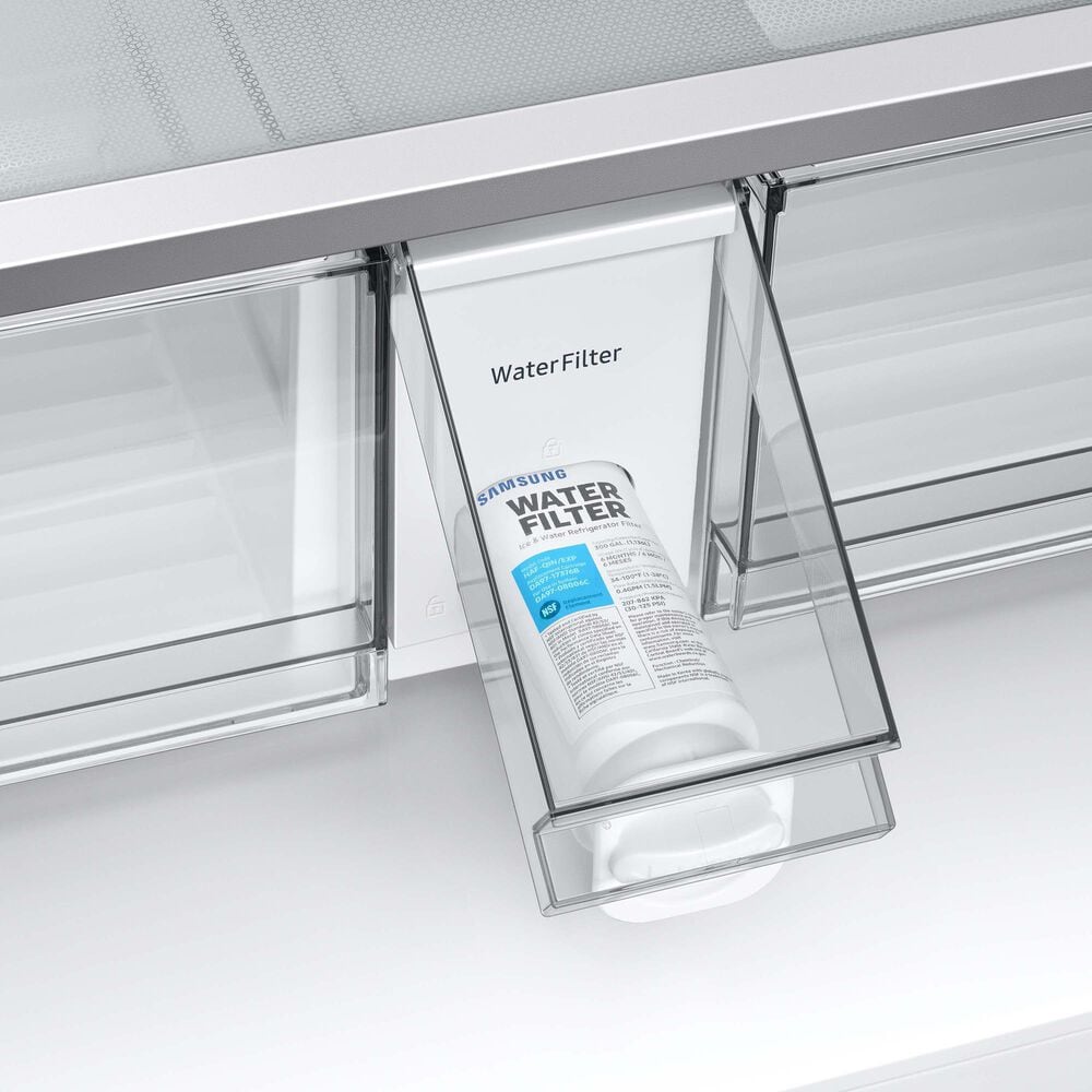 Samsung Bespoke Bespoke 23 Cu. Ft. French Door Refrigerator with Beverage Center - Stainless Steel Panels Included, , large