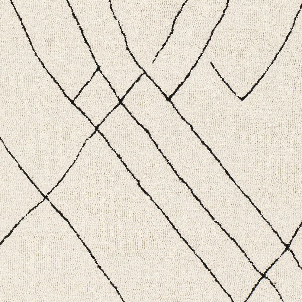 Surya Arsenal 9&#39; x 12&#39; Cream and Black Area Rug, , large