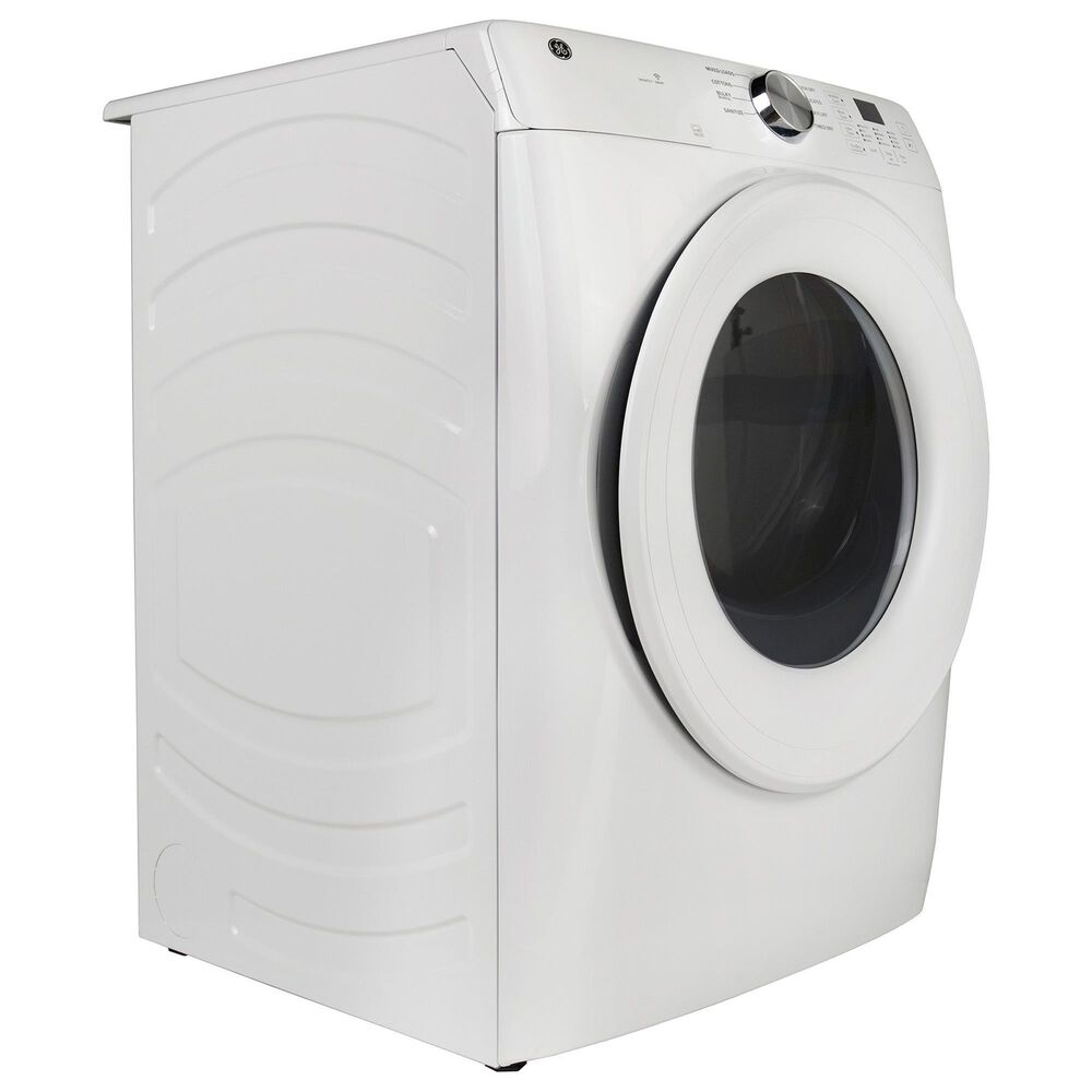 GE Appliances 7.8 Cu. Ft. Smart Front Load Electric Dryer in White, , large