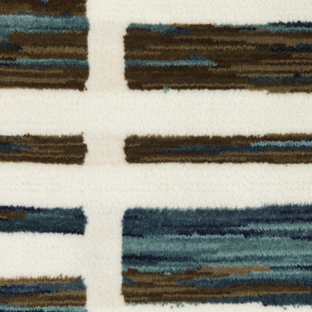 Oriental Weavers Reed RE05A 7&#39;10&quot; x 10&#39;10&quot; Ivory and Blue Area Rug, , large