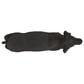 Hearth and Haven Outdoor MGO Dog Bench in Matte Black, , large