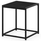 HOMLUX 1-Tier End Table in Americano and Black, , large