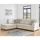 Ashley Lonoke 2-Piece Left Facing Sectional with Chaise in Parchment, , large
