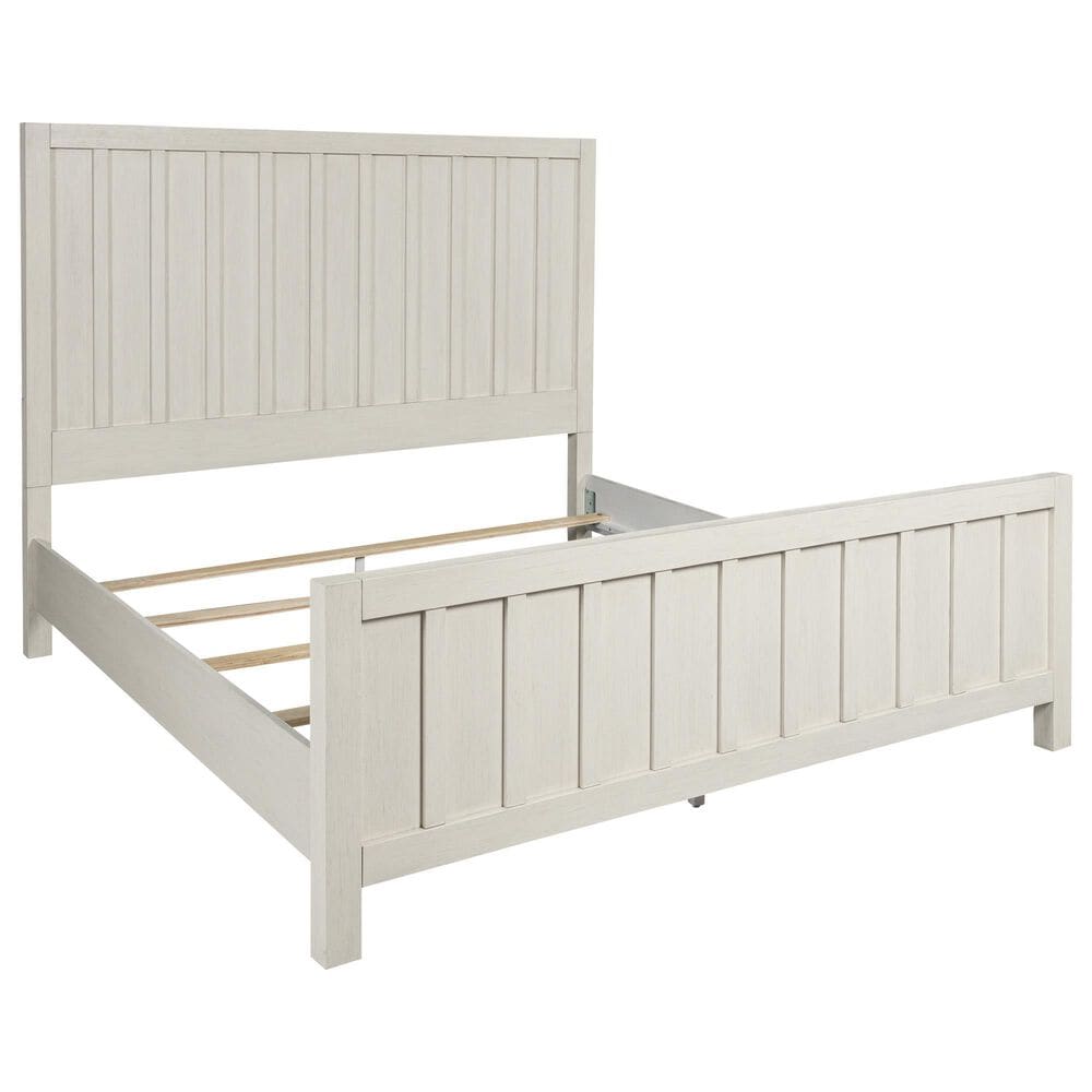 Ashley Shaybrock 5-Piece King Bedroom Set in Antique White and Brown, , large