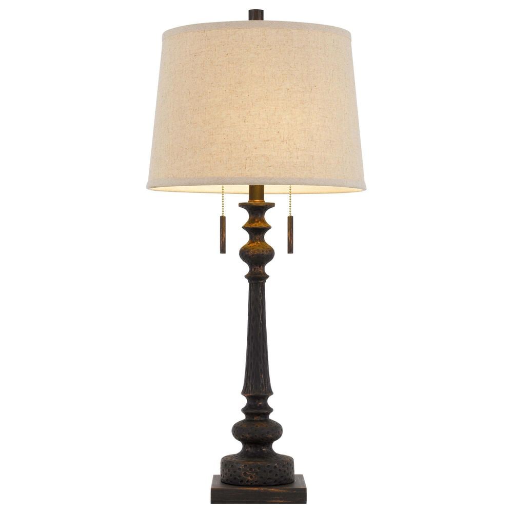 Cal Lighting Torrington Table Lamp in Rustic Iron, , large