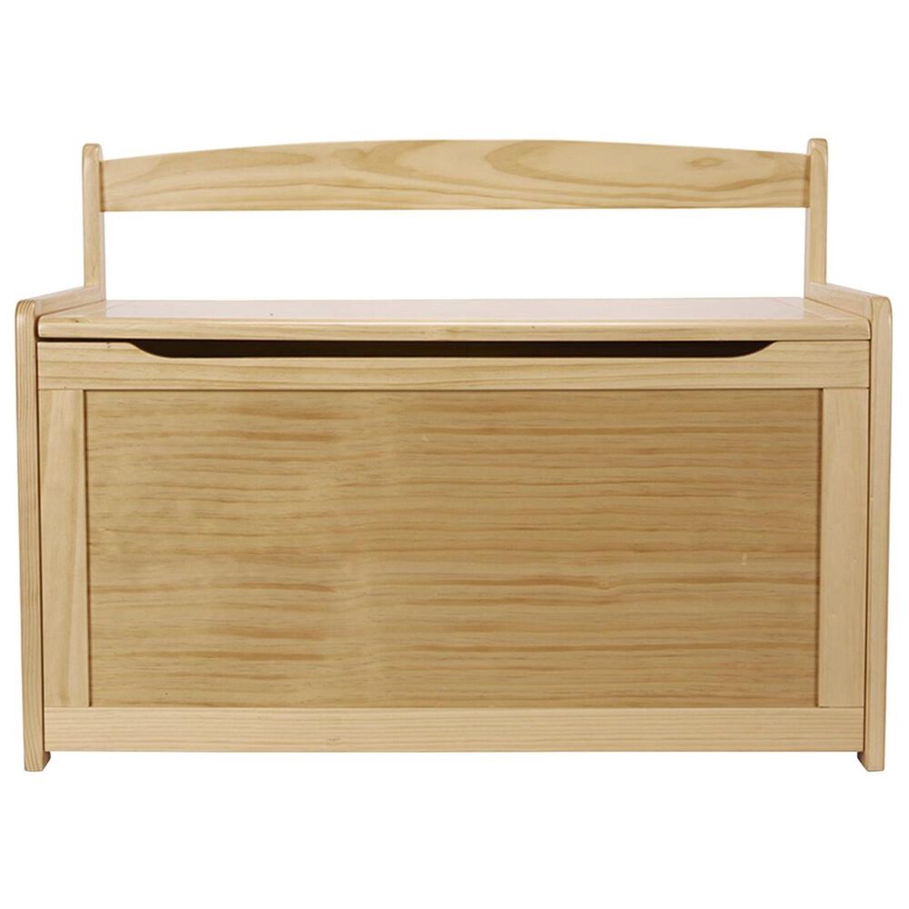 Melissa & Doug Wooden Toy Chest in Honey Nebraska Furniture Mart