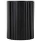 Maple and Jade Ribbed Storage End Table with Slatted Base in Black, , large