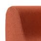 Jaxx Uptown Modern Armless Accent Chair in Boucle Terra Cotta, , large
