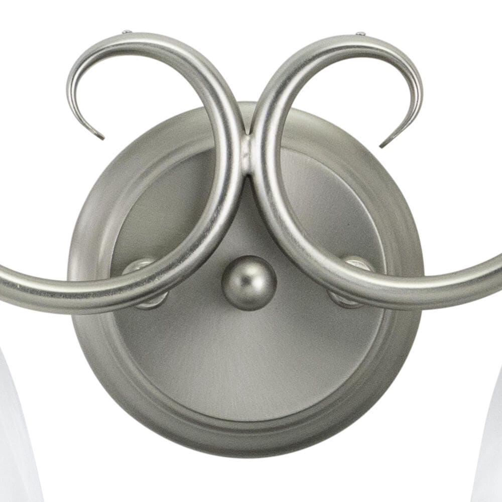 Vaxcel Bella 2-Light Bathroom Vanity Fixture in Brushed Nickel, , large