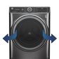 GE Appliances 4.8 Cu. Ft. Front Load Washer and 7.8 Cu. Ft. Electric Dryer Laundry Pair in White, , large