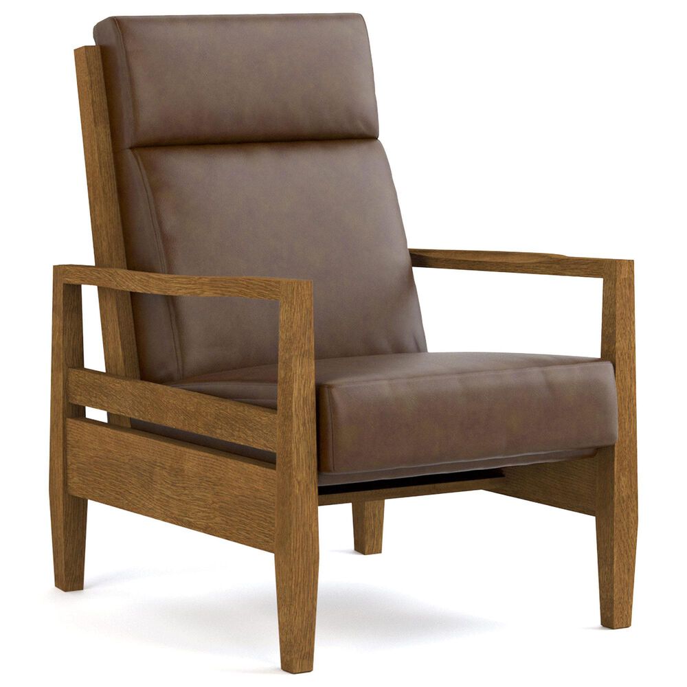 Stickley Furniture Surrey Hills Push Back Recliner in Morganton Cola, , large