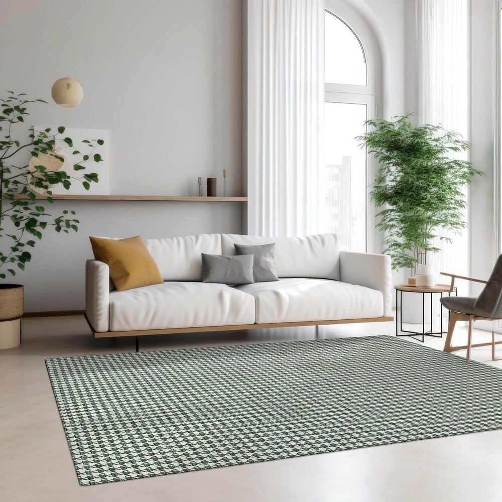 Dalyn Rug Company Hinton 8&#39; x 10&#39; Green Indoor/Outdoor Area Rug, , large