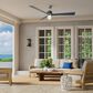 Minka-Aire Nauticus 65" Smart Indoor/Outdoor Ceiling Fan with Distressed Koa Blades in Brushed Nickel Wet, , large