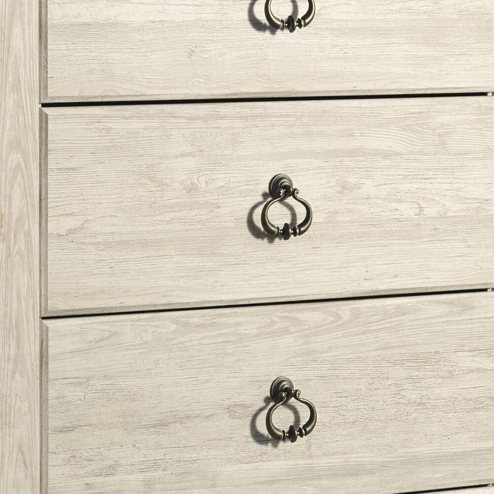 Ashley Willowton 5 Drawer Chest in White Washed, , large