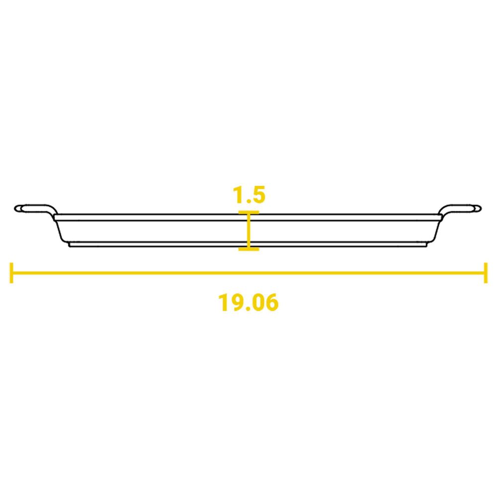 Lodge Seasoned Cast Iron Baking Pan in Black, , large