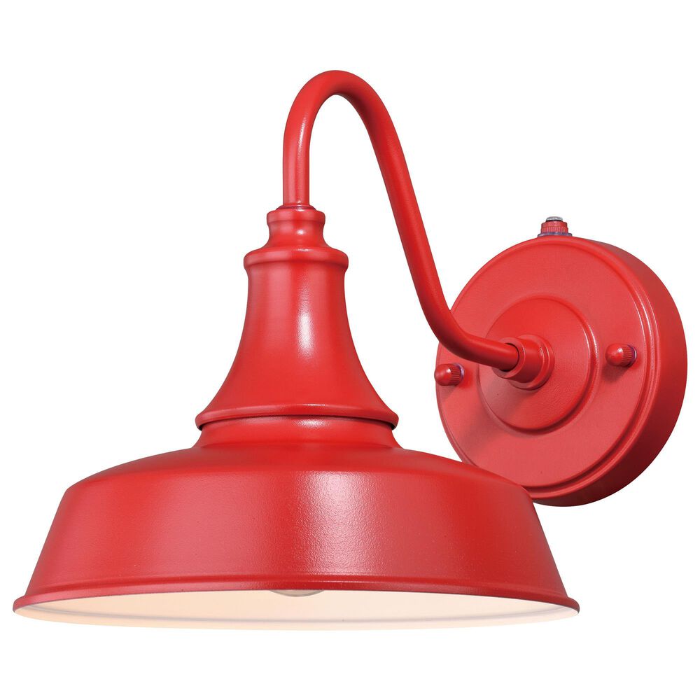 Vaxcel Dorado 9" 1-Light Outdoor Wall Sconce in Red, , large