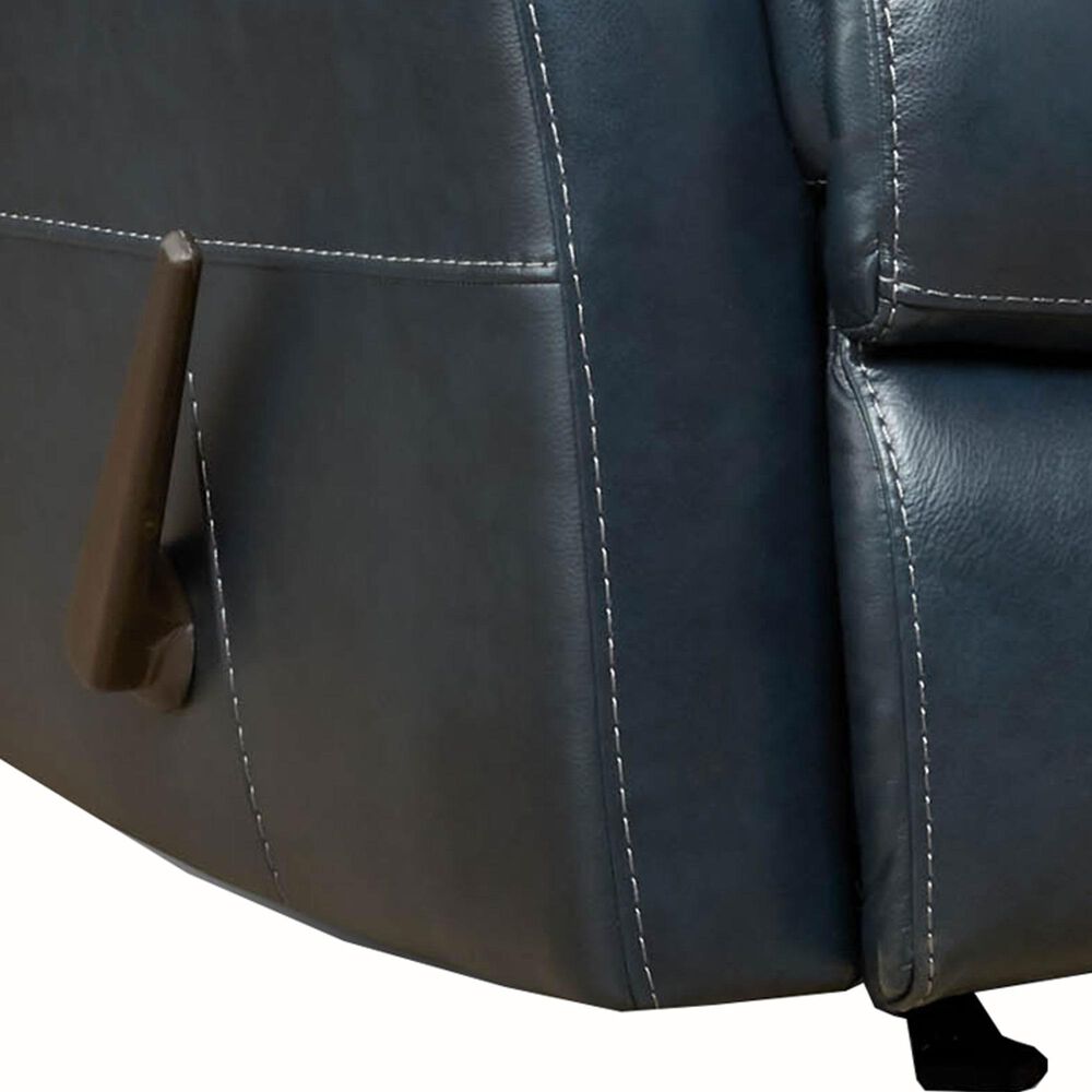 HomeStretch Napoli Manual Rocker Recliner in Blue, , large