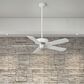 Hunter Panama 54" Ceiling Fan in Snow White, , large