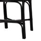 Baxton Studio Miranda Counter Stool in Black and Natural Brown, , large