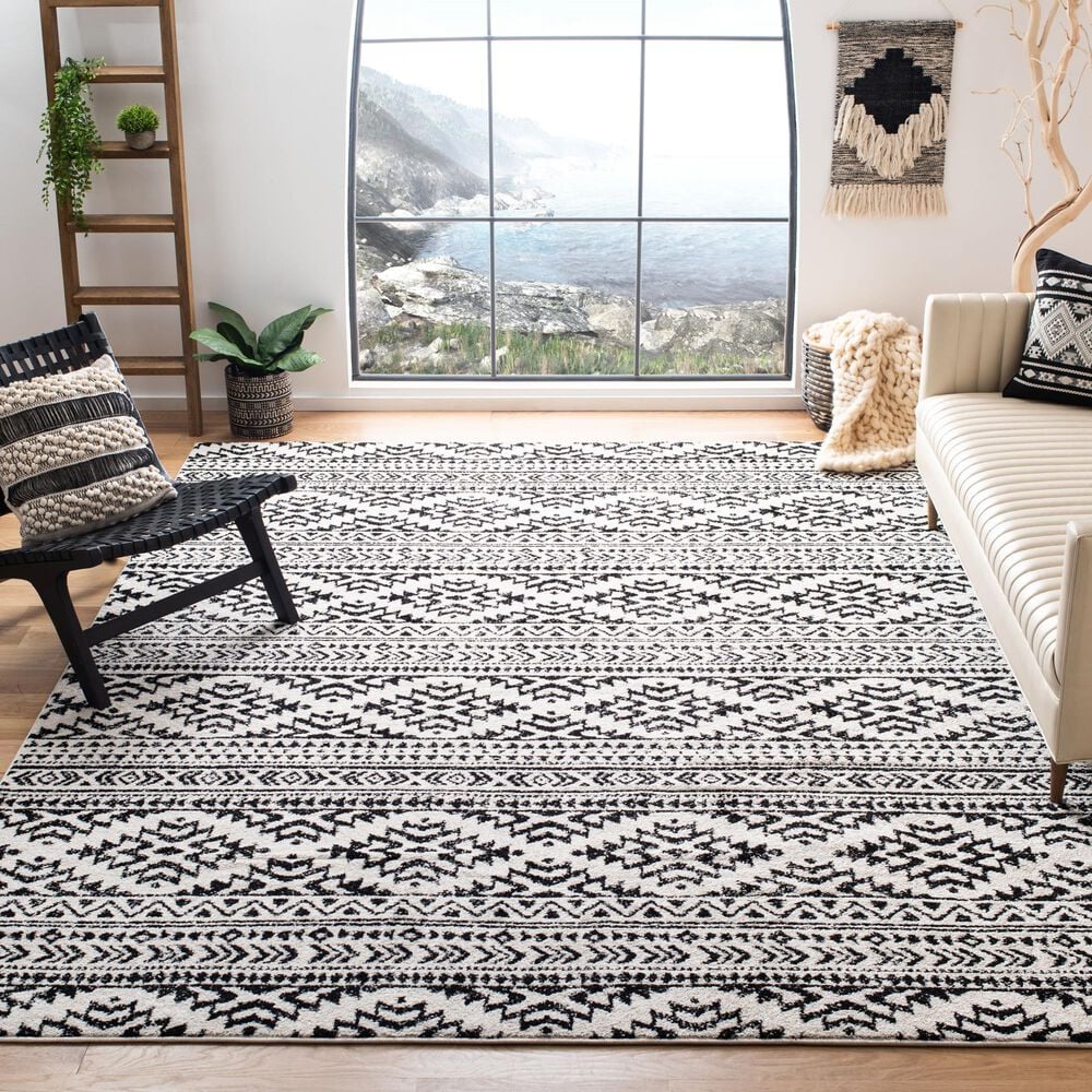 Safavieh Tulum 9&#39; x 12&#39; Black Area Rug, , large