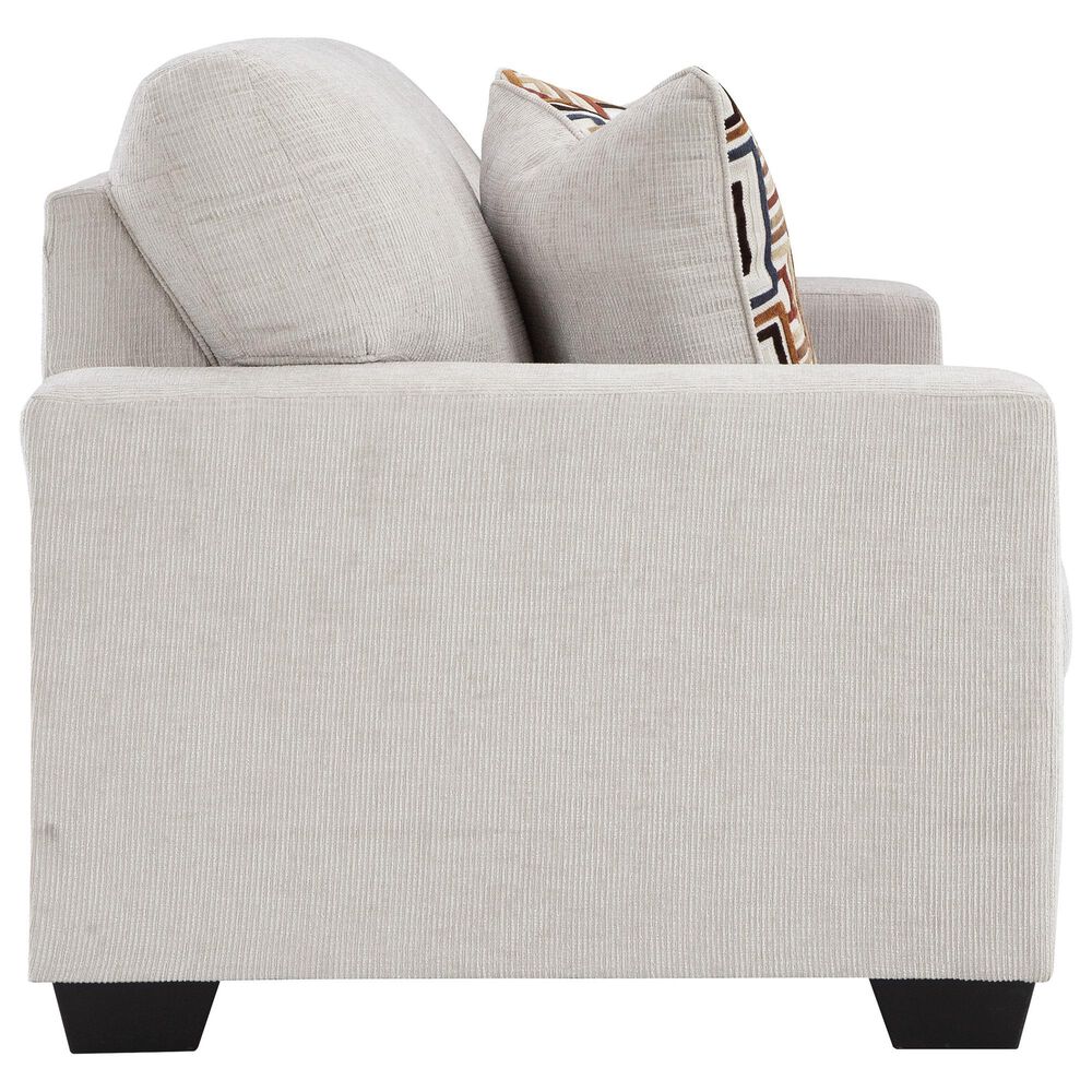 Ashley Aviemore Stationary Loveseat in Stone, , large