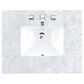 James Martin Vanities Breckenridge 30" Single Bathroom Vanity in Serenity Blue with 3 cm Carrara White Marble Top and Rectangular Sink, , large