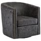 Ashley Brentlow Swivel Chair in Distressed Black, , large