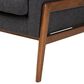 Baxton Studio Perris Lounge Chair in Dark Grey, , large