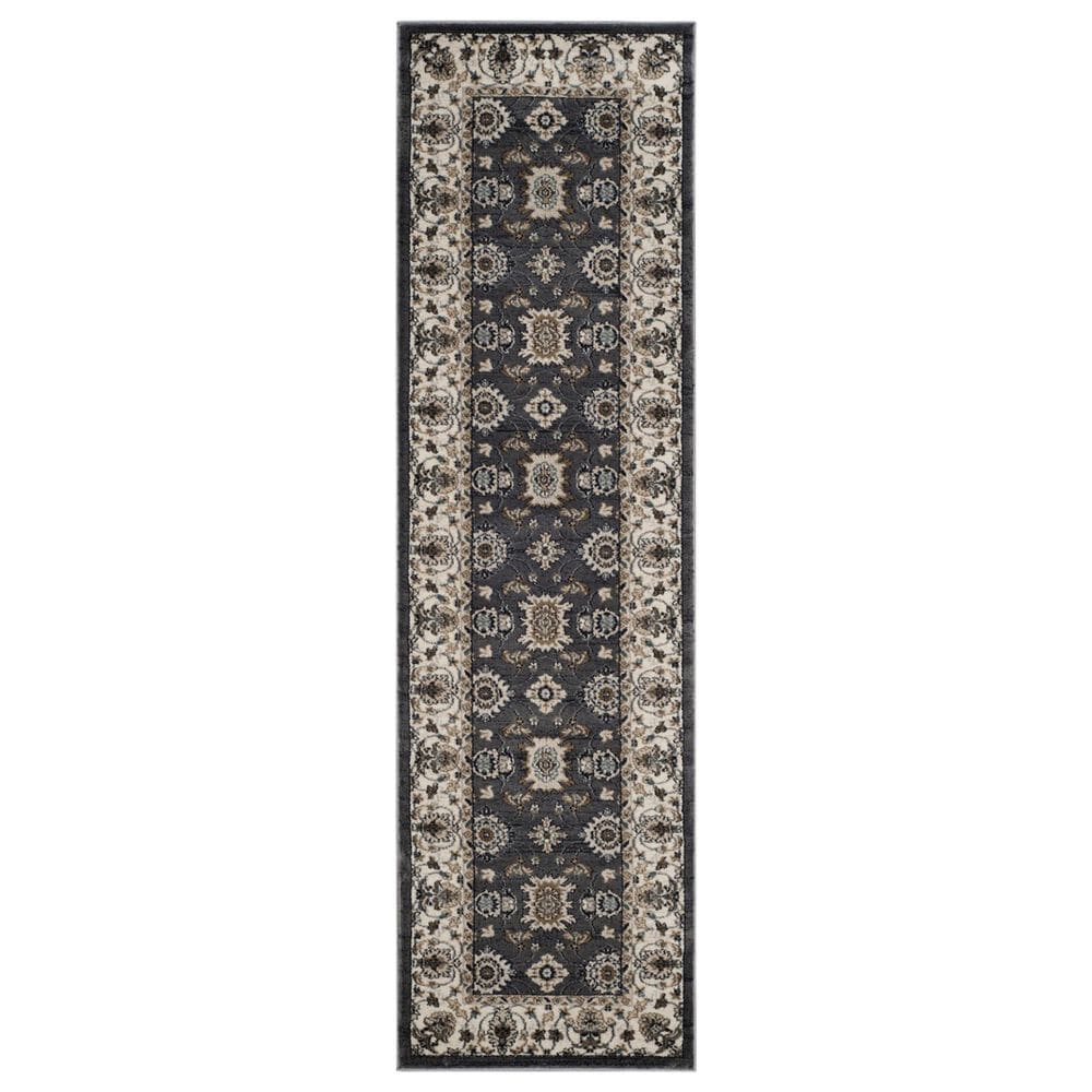 Safavieh Lyndhurst LNH332 2"3" x 12" Grey and Cream Runner, , large